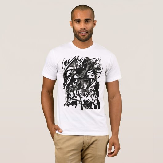 Wolves Reborn – Retro B&W Expression Tee T-shirt (Voorkant volledig)