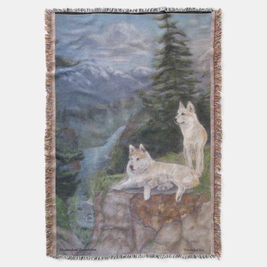 Wolves Safe Haven Blanket Deken (Voorkant Verticaal)