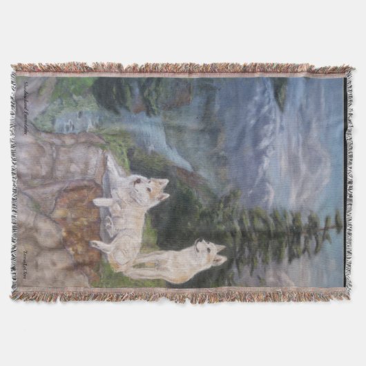 Wolves Safe Haven Blanket Deken (Voorkant)