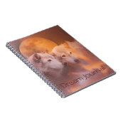 Wolves Spiritueel Dream Journal Notitieboek (Rechterzijde)
