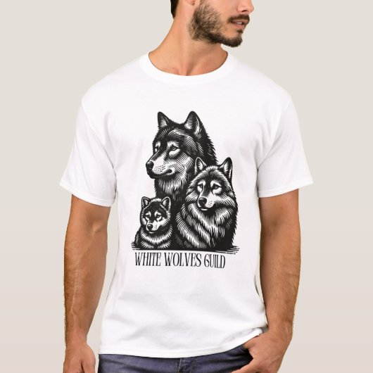 Wolves Stamp Collectie T-shirt (Voorkant)