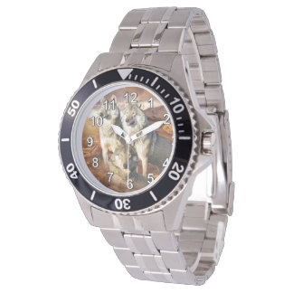 Wolves Trio Horloge