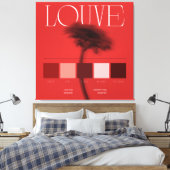 Wolvin Canvas Afdruk (Insitu (Slaapkamer))