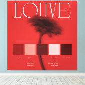 Wolvin Canvas Afdruk (Insitu (Houten vloer))