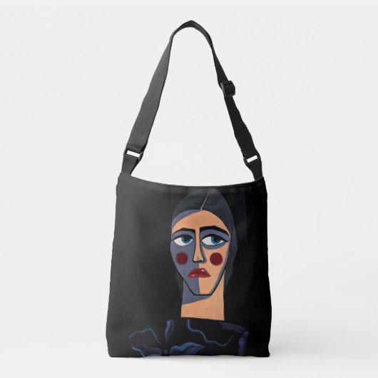 "Woman (102)" Crossbody Bag Tas (Voorkant)