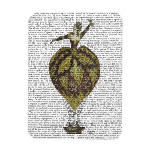 Woman 1 van de luchtballon magneet (Verticaal)