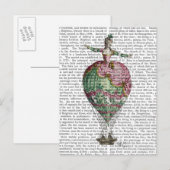 Woman 2 van de luchtballon briefkaart (Voorkant / Achterkant)