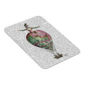 Woman 2 van de luchtballon magneet (Rechterzijde)