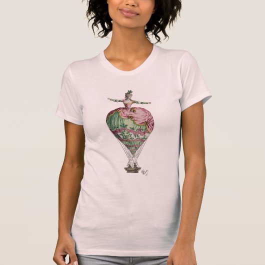 Woman 2 van de luchtballon t-shirt (Voorkant)