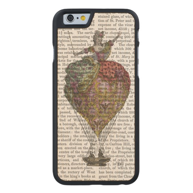 Woman 3 carved wood iPhone hoesje (Achterkant)