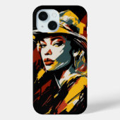 Woman abstract Case-Mate iPhone case (Achterkant)