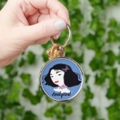 Woman analytical sleutelhanger (Hand)
