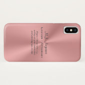 Woman Attorney luxe roos roze - naam en slogan Case-Mate iPhone Case (Achterkant (horizontaal))