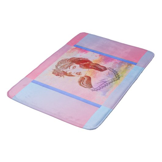 Woman Bath Mat (Gekanteld)