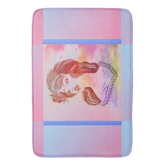 Woman Bath Mat (Voorkant Verticaal)