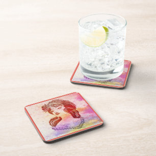 Woman Beverage Coaster Bier Onderzetter
