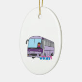 Woman Bus Driver Keramisch Ornament (Links)