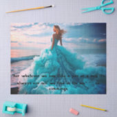 Woman by the Sea Tissue Paper Tissuepapier (Craft)
