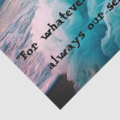 Woman by the Sea Tissue Paper Tissuepapier (Detail)