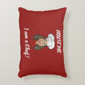 Woman Chef Accent Kussen (Voorkant(Verticaal))