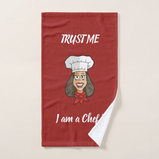 Woman Chef Bad Handdoek (Handdoek)