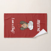 Woman Chef Bad Handdoek (Handdoek)