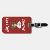 Woman Chef Bagagelabel (Voorkant horizontaal)