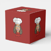 Woman Chef Bedankdoosjes (Achterkant)