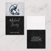Woman Chef Cooking Logo | Restaurant Visitekaartje (Voorkant / Achterkant)