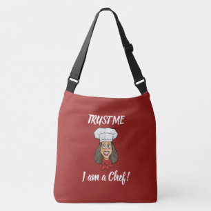 Woman Chef Crossbody Tas