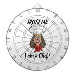 Woman Chef Dartbord