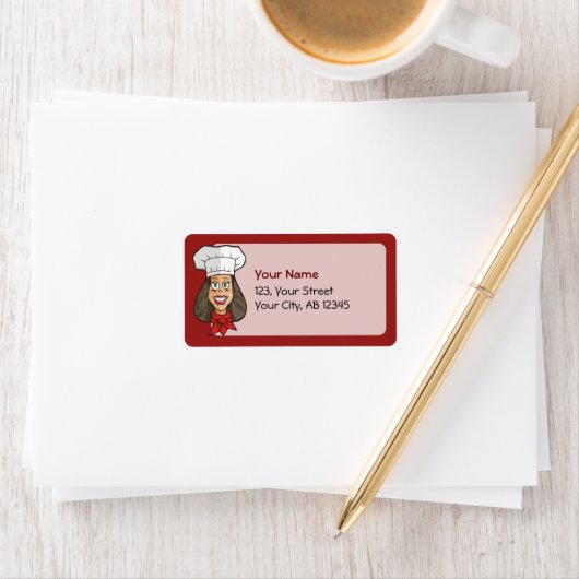 Woman Chef Etiket (Insitu)