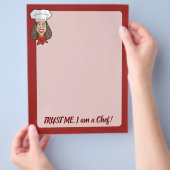 Woman Chef Flyer (Hand)