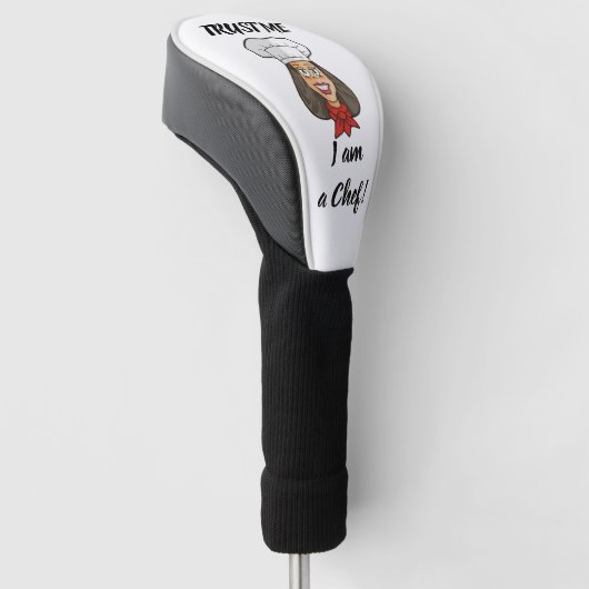 Woman Chef Golfheadcover (Schuin)