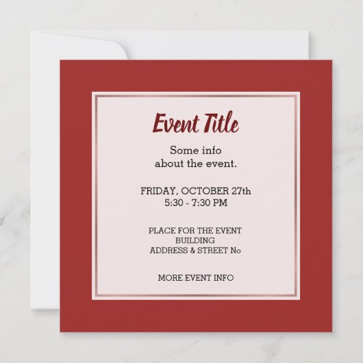 Woman Chef Kaart (Achterkant)