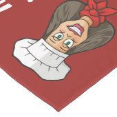 Woman Chef Korte Tafelloper (Hoek)