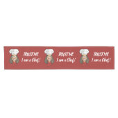 Woman Chef Korte Tafelloper (Horizontaal)