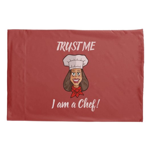 Woman Chef Kussensloop (Achterkant)