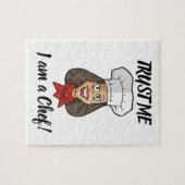 Woman Chef Legpuzzel (Horizontaal)