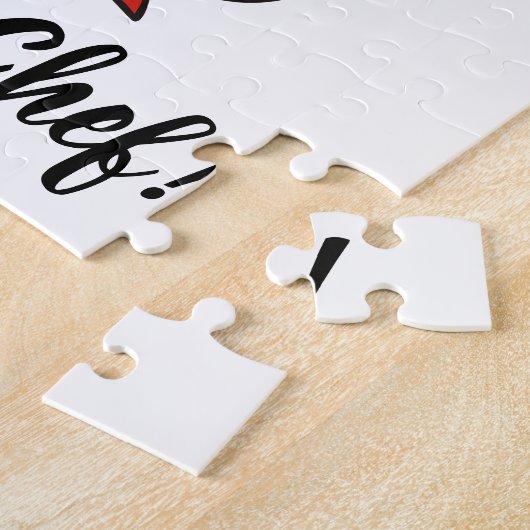 Woman Chef Legpuzzel (Zijkant)