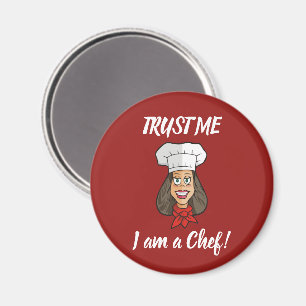 Woman Chef Magneet