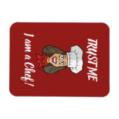 Woman Chef Magneet (Horizontaal)