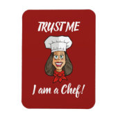 Woman Chef Magneet (Verticaal)