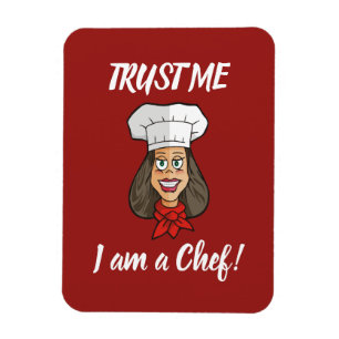 Woman Chef Magneet