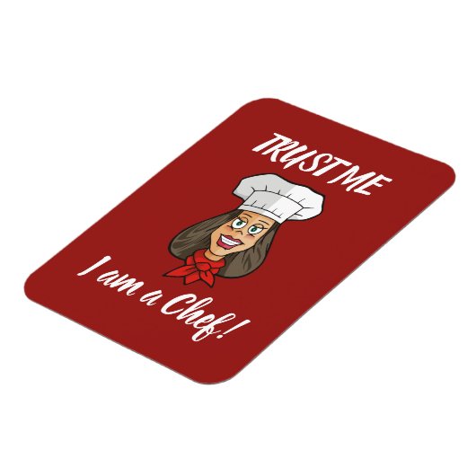 Woman Chef Magneet (Linkerzijde)