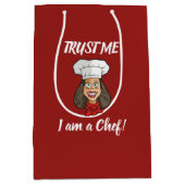 Woman Chef Medium Cadeauzakje (Voorkant)