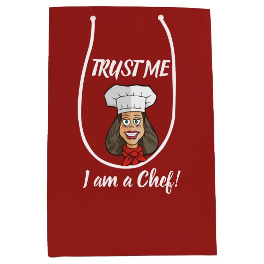 Woman Chef Medium Cadeauzakje (Voorkant)