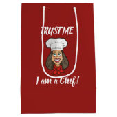 Woman Chef Medium Cadeauzakje (Achterkant)