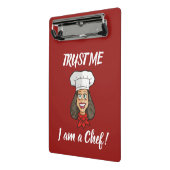 Woman Chef Mini Klembord (Angled2)