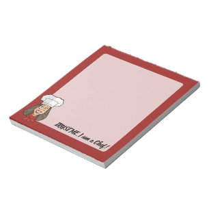 Woman Chef Notitieblok